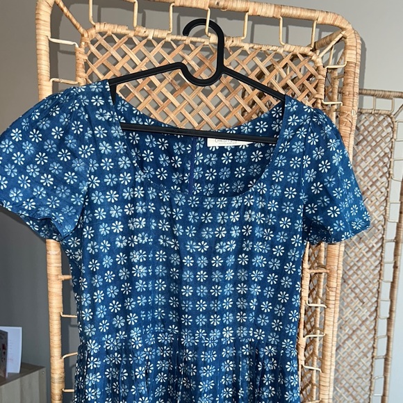 Christy Dawn Scarlet Dress in Indigo Daisy (petite small) - Picture 5 of 10